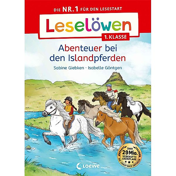 Leselöwen 1. Klasse - Abenteuer bei den Islandpferden / Leselöwen 1. Klasse, Sabine Giebken