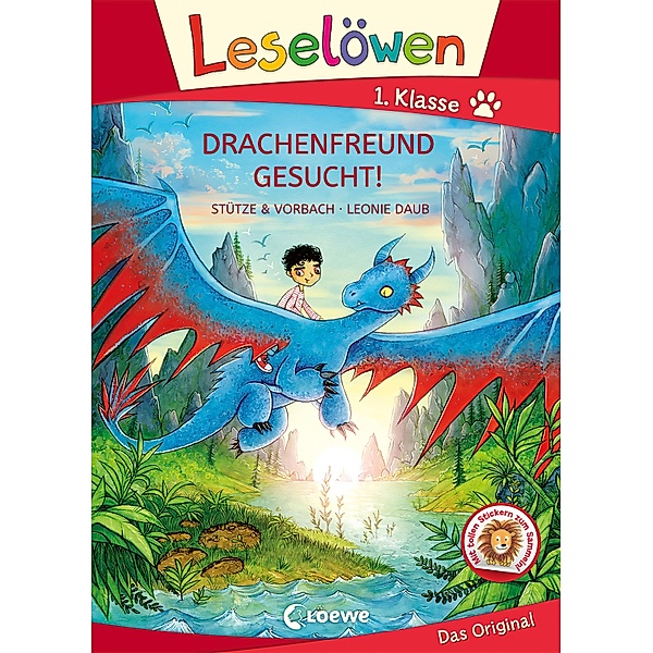Leselöwen 1. Klasse - Drachenfreund gesucht! (Großbuchstabenausgabe), Stütze & Vorbach