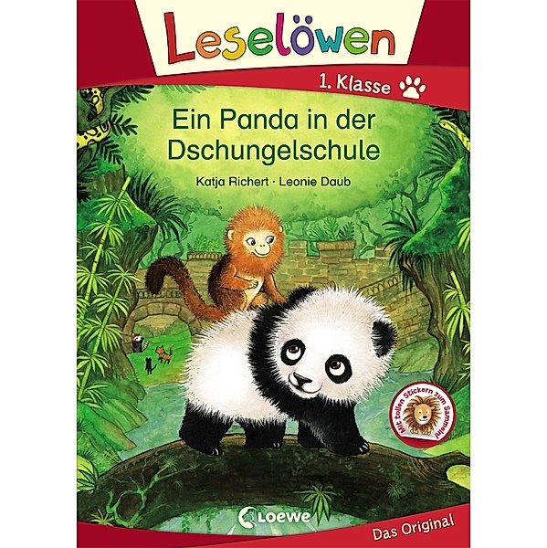Leselöwen 1. Klasse - Ein Panda in der Dschungelschule, Katja Richert