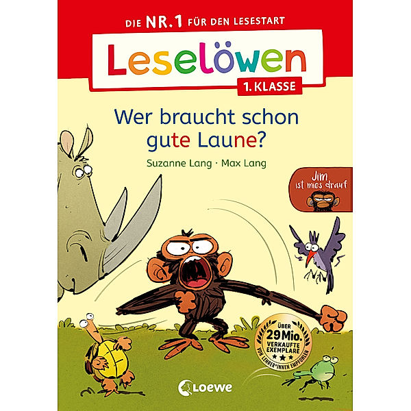 Leselöwen 1. Klasse - Jim ist mies drauf - Wer braucht schon gute Laune?, Suzanne Lang