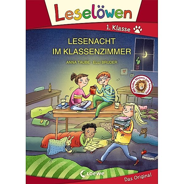 Leselöwen 1. Klasse - Lesenacht im Klassenzimmer (Großbuchstabenausgabe), Anna Taube