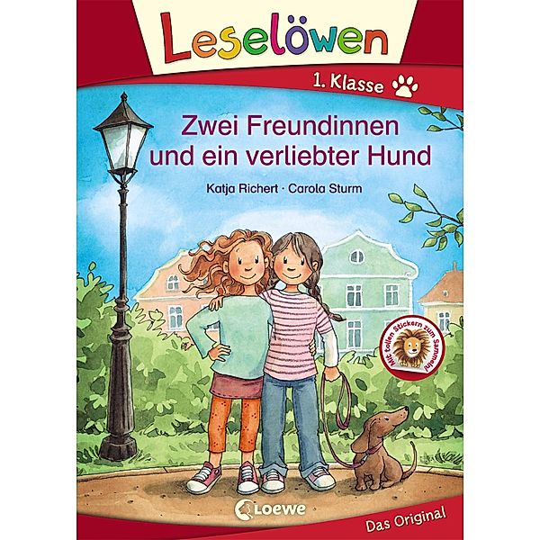 Leselöwen 1. Klasse - Zwei Freundinnen und ein verliebter Hund / Leselöwen 1. Klasse, Katja Richert