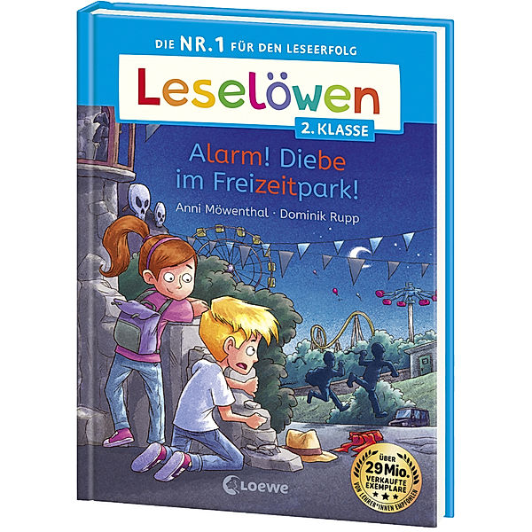 Leselöwen 2. Klasse - Alarm! Diebe im Freizeitpark!, Anni Möwenthal