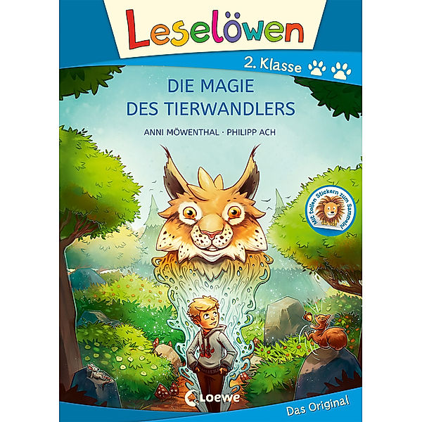 Leselöwen 2. Klasse - Die Magie des Tierwandlers (Grossbuchstabenausgabe), Anni Möwenthal