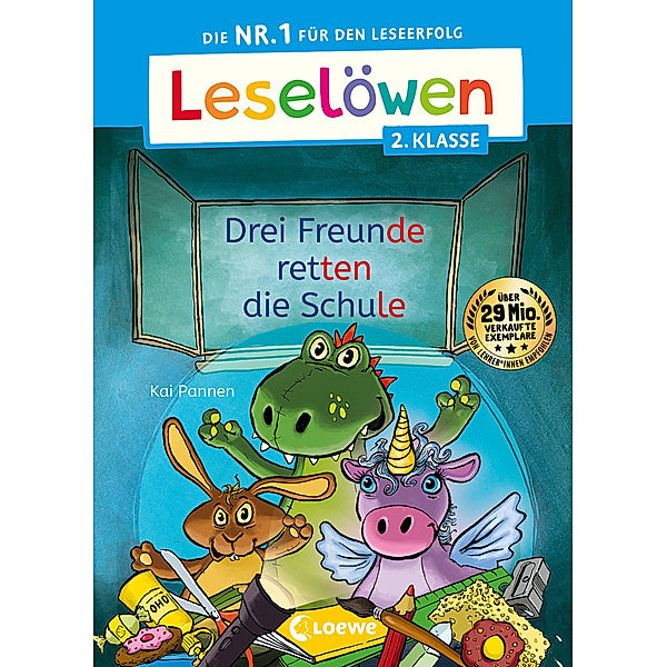 Leselöwen 2. Klasse - Drei Freunde retten die Schule, Kai Pannen