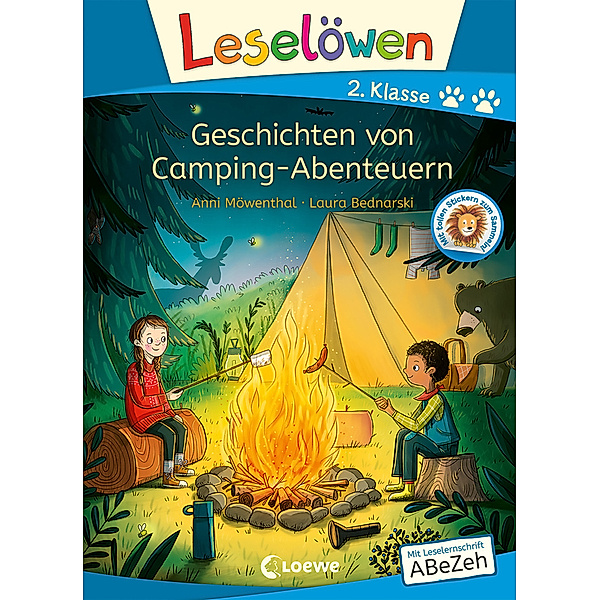 Leselöwen 2. Klasse - Geschichten von Camping-Abenteuern, Anni Möwenthal