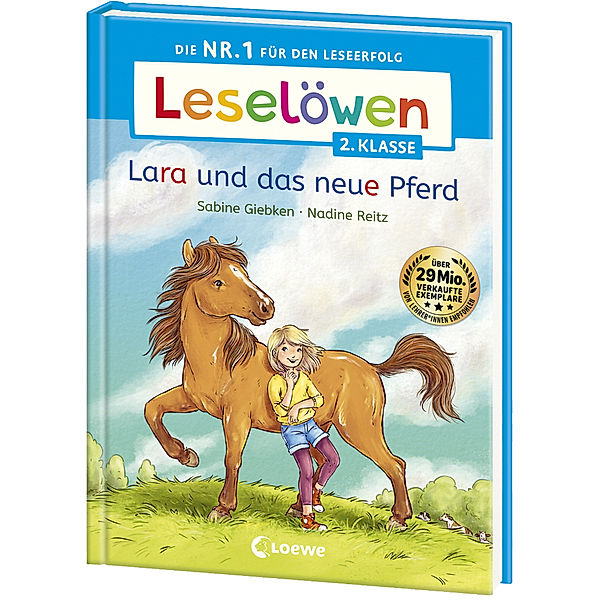 Leselöwen 2. Klasse - Lara und das neue Pferd, Sabine Giebken