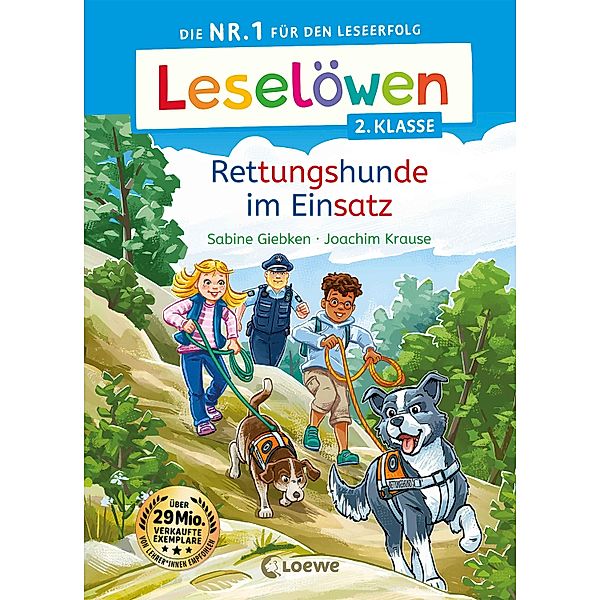 Leselöwen 2. Klasse - Rettungshunde im Einsatz / Leselöwen 2. Klasse, Sabine Giebken