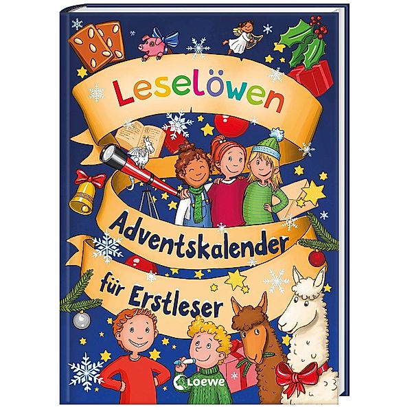 Leselöwen-Adventskalender für Erstleser, Eva Hierteis, Anna Taube, Ann-Katrin Heger, Vanessa Walder