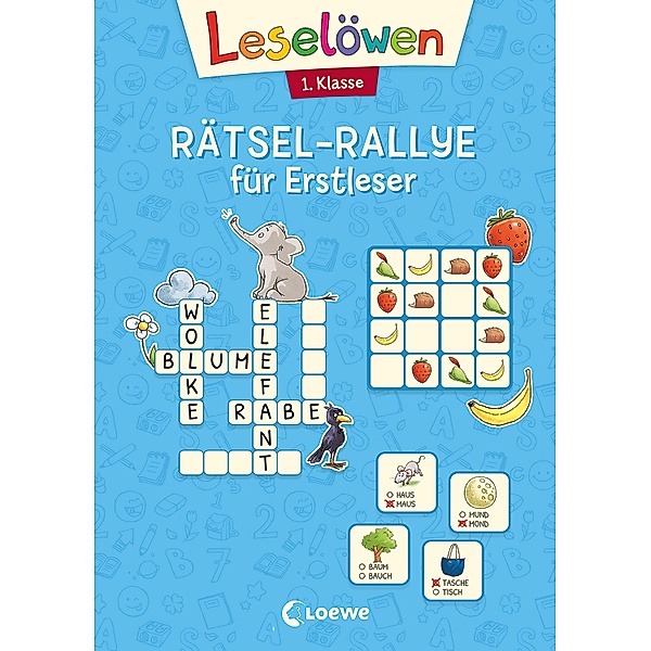 Leselöwen Rätsel-Rallye für Erstleser - 1. Klasse (Hellblau), Christiane Wittenburg
