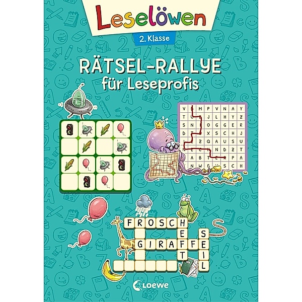 Leselöwen Rätsel-Rallye für Leseprofis - 2. Klasse (Türkis)