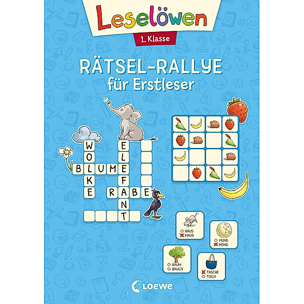 Leselöwen Rätselwelt / Leselöwen Rätsel-Rallye für Erstleser - 1. Klasse (Hellblau), Christiane Wittenburg