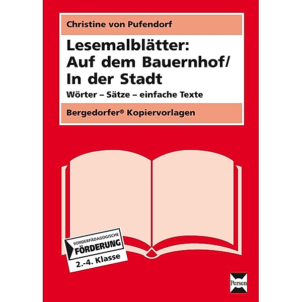 Lesemalblätter: Auf dem Bauernhof / In der Stadt, Christine von Pufendorf