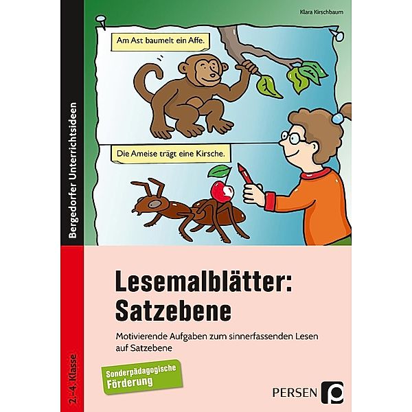 Lesemalblätter: Satzebene, Klara Kirschbaum