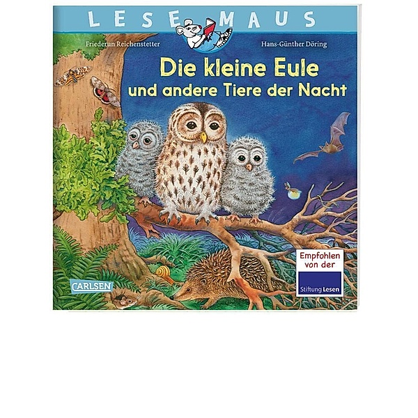 LESEMAUS 174: Die kleine Eule und andere Tiere der Nacht, Friederun Reichenstetter