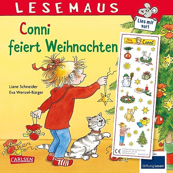 LESEMAUS 58: Conni feiert Weihnachten, Liane Schneider