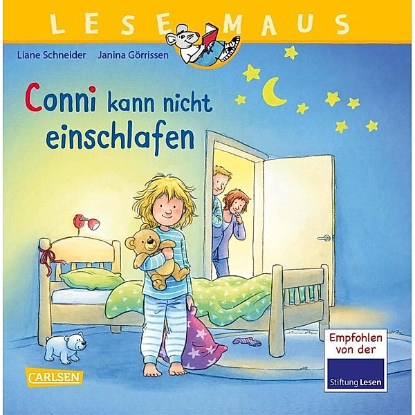 LESEMAUS - Conni kann nicht einschlafen, Liane Schneider