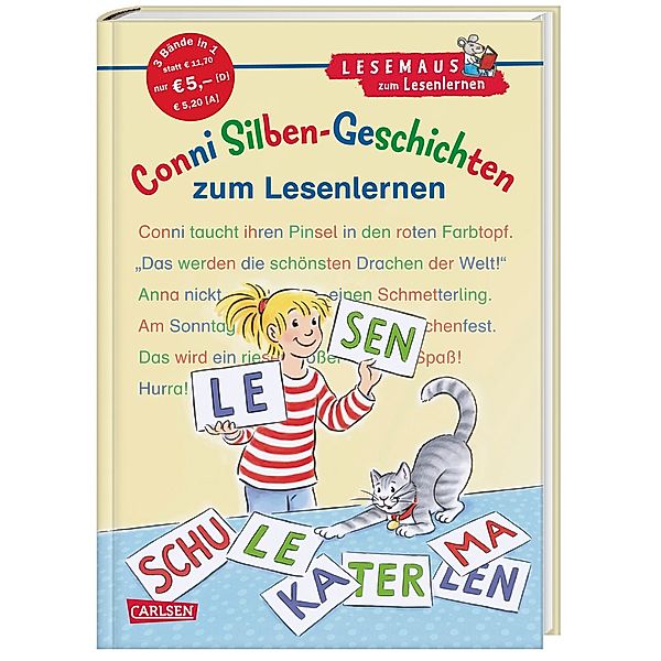 LESEMAUS zum Lesenlernen Sammelbände: Conni Silben-Geschichten zum Lesenlernen, Julia Boehme