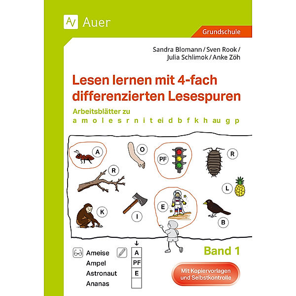 Lesen lernen mit 4-fach differenzierten Lesespuren, S. Blomann, S. Rook, J. Schlimok, A. Zöh