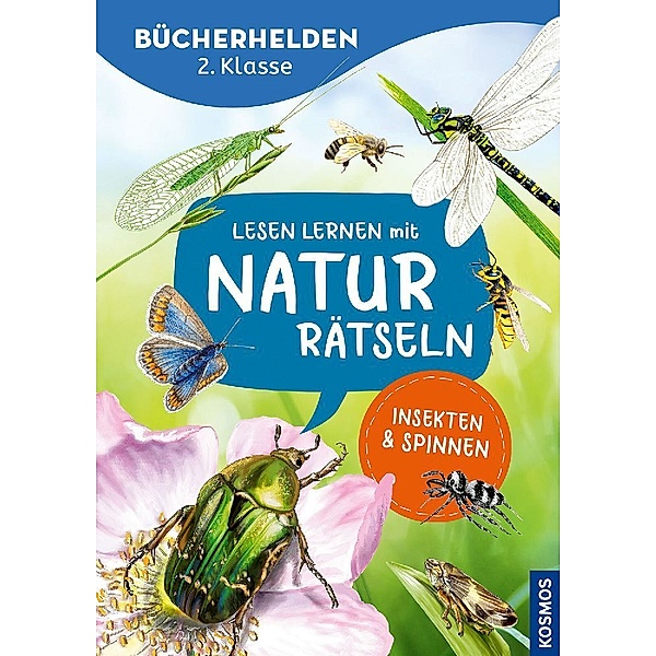 Lesen lernen mit Naturrätseln, Bücherhelden 2. Klasse, Insekten & Spinnen, Leonie Duppke