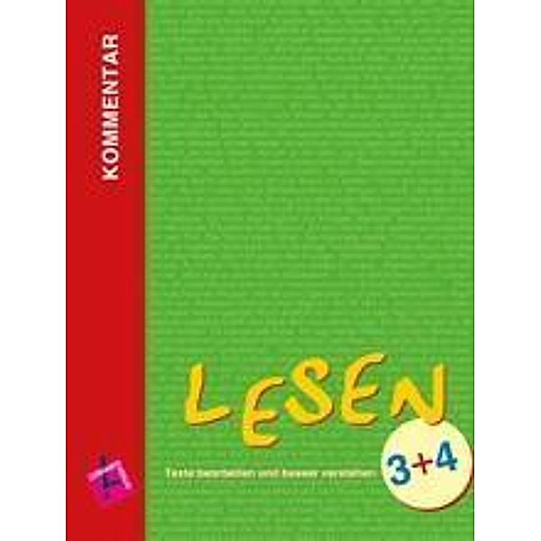 Lesen, Texte bearbeiten und besser verstehen3./4. Schuljahr, Lösungsbuch u. Kommentar (2 Tle.), Petra Druschky, Carla Knoll