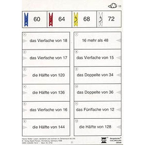 Lesen, verstehen und rechnen im Zahlenraum bis 200, Heiner Müller