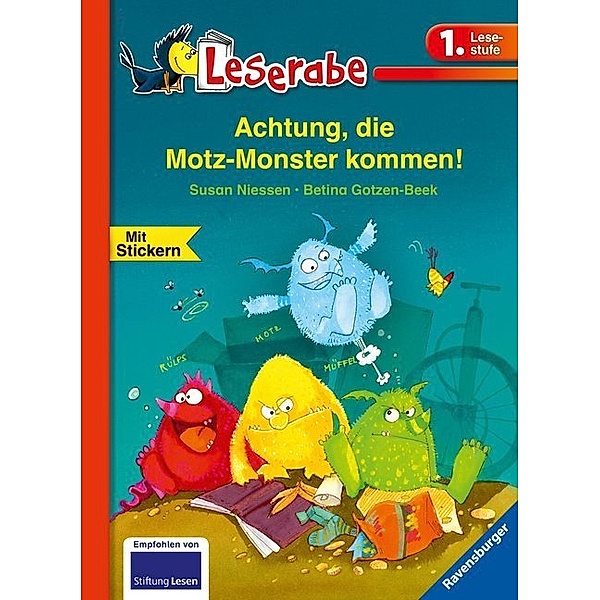 Leserabe - 1. Lesestufe / Achtung, die Motz-Monster kommen! - Leserabe 1. Klasse - Erstlesebuch für Kinder ab 6 Jahren, Susan Niessen