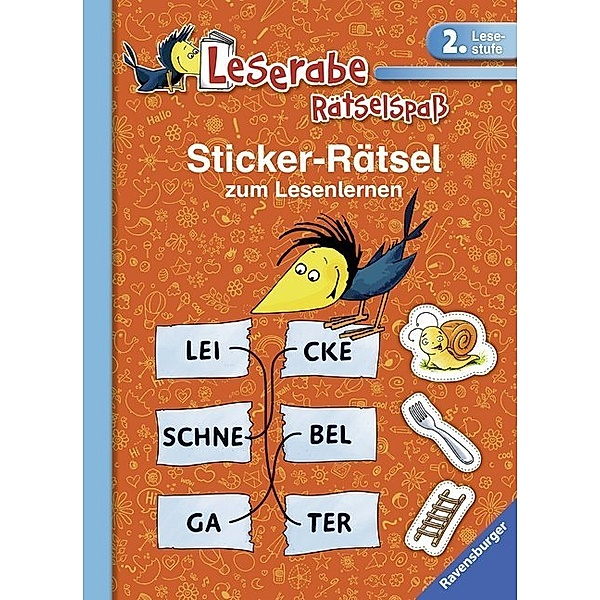 Leserabe, Rätselspass / Leserabe: Sticker-Rätsel zum Lesenlernen (2. Lesestufe), Lena Hofmann