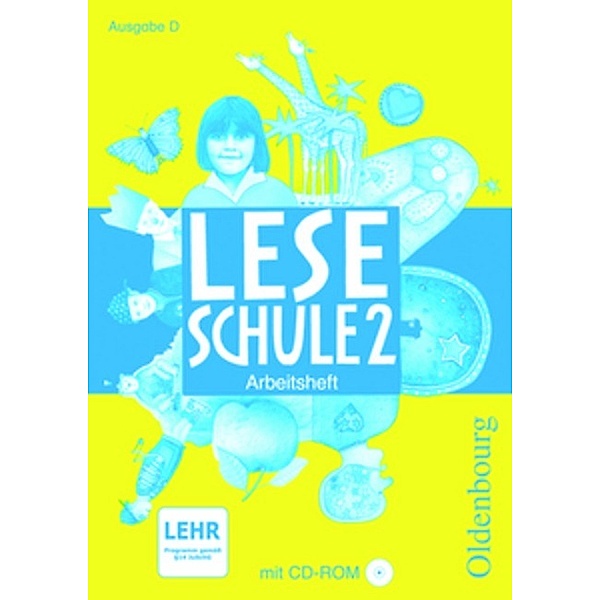 Leseschule, Lese-Sprach-Buch, Ausgabe D: Arbeitsheft, 2. Schuljahr, m. CD-ROM