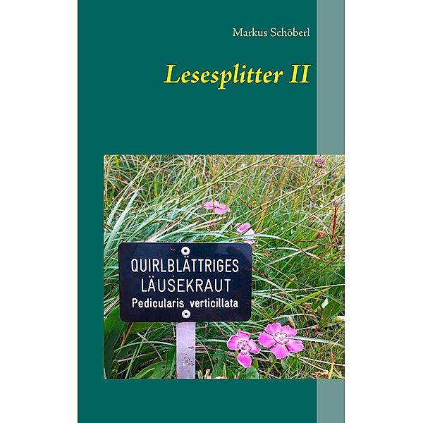 Lesesplitter II, Markus Schöberl
