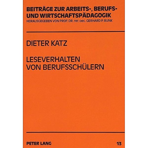 Leseverhalten von Berufsschülern, Dieter K. Katz