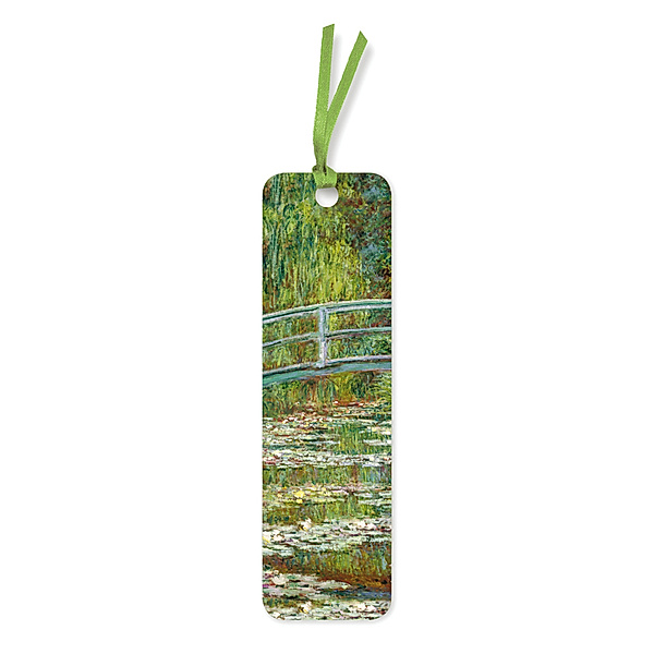 LeseZeichen - 10er-Verpackungseinheit Lesezeichen: Claude Monet, Die japanische Brücke, Flame Tree Publishing