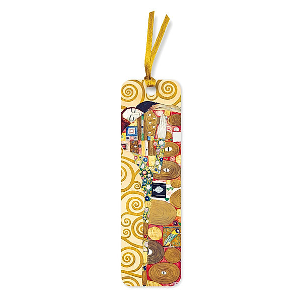 LeseZeichen - 10er-Verpackungseinheit Lesezeichen: Gustav Klimt, Die Erfüllung, Flame Tree Publishing