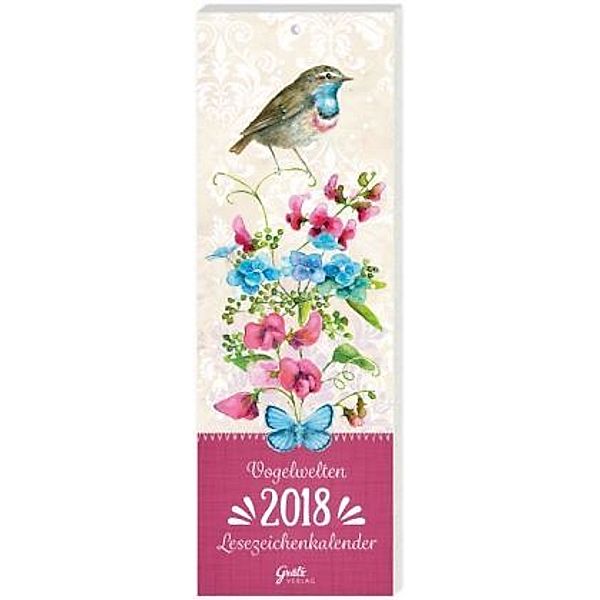 Lesezeichenkalender Vogelwelten 2018