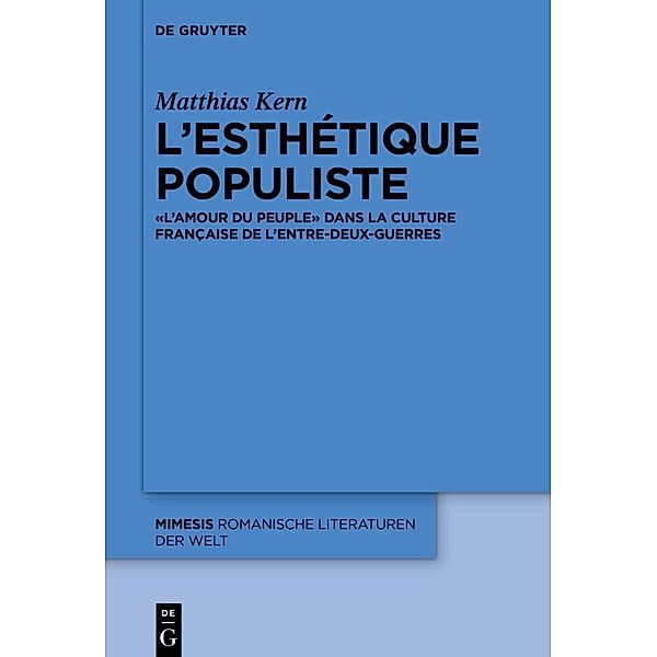 L'esthétique populiste, Matthias Kern