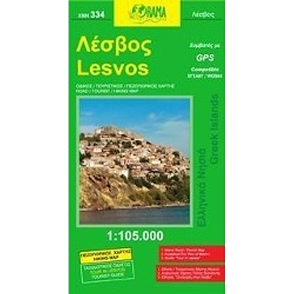 Lesvos (Lesbos) 1 : 105 000