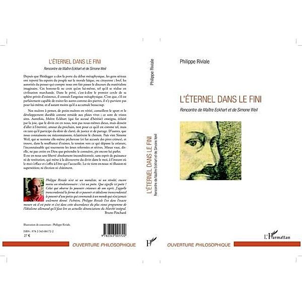 L'eternel dans le fini / Hors-collection, Philippe Riviale