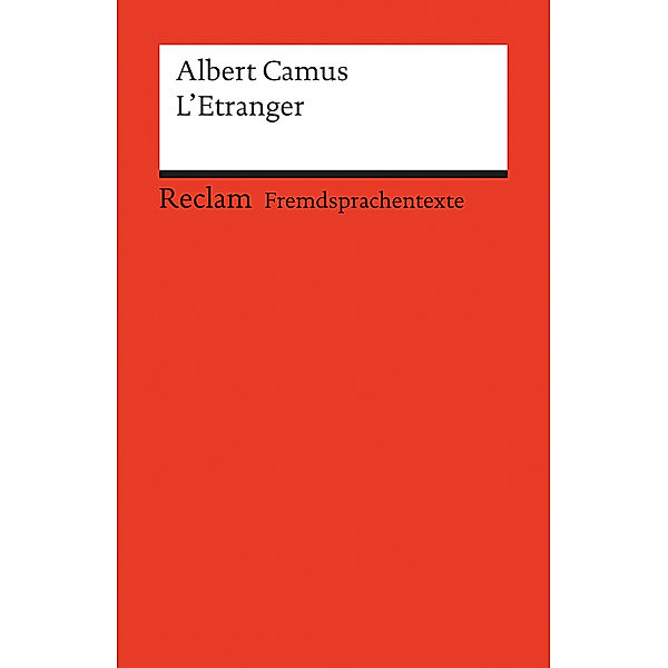 L'Étranger, Albert Camus