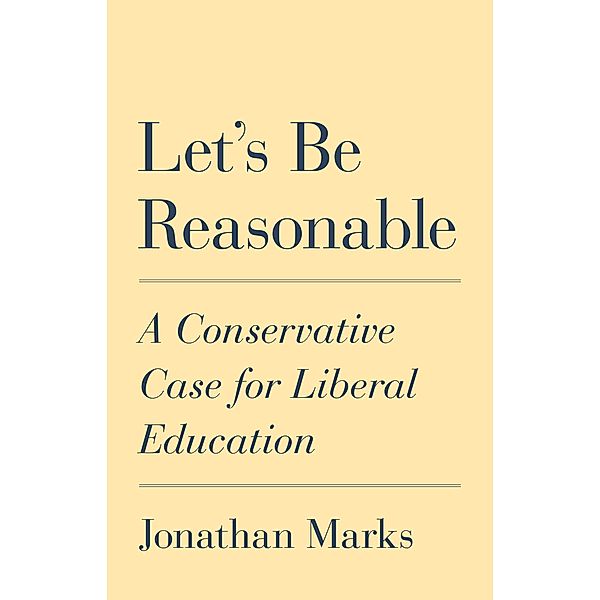Let's Be Reasonable, Jonathan Marks