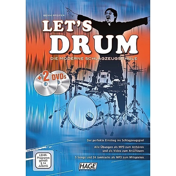 Let's Drum + 2 DVDs, Benni Pfeifer