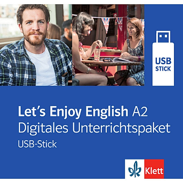 Let's Enjoy English: Let's Enjoy English A2 (A2.1+A2.2) digital, USB-Stick