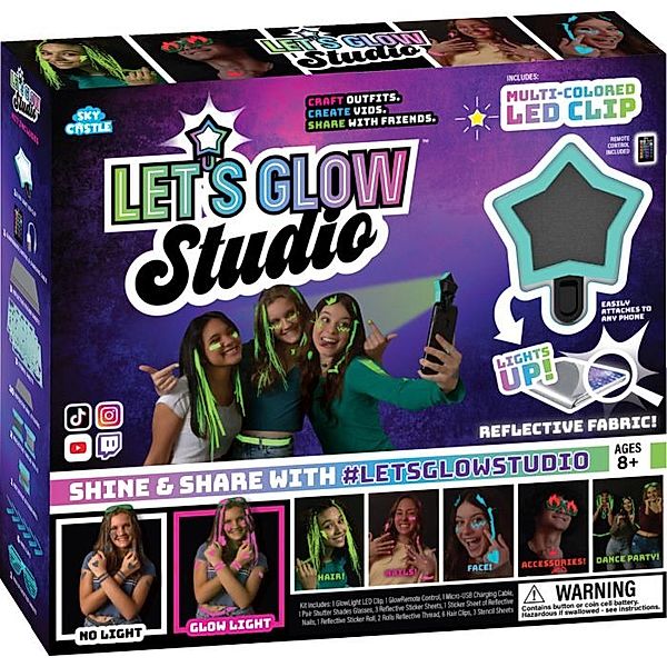 Let's Glow Studio Komplett Set