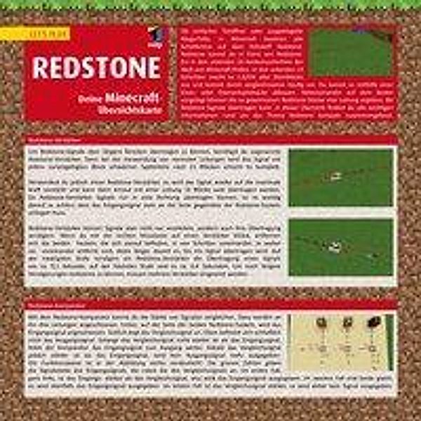 Let´s Play MINECRAFT: Redstone. Übersichtskarte, Daniel Braun