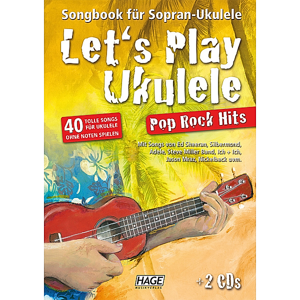 Let's Play Ukulele Pop Rock Hits (mit 2 CDs)