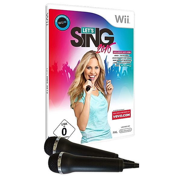 Lets Sing 2016 + 2 Mikrofone (Wii)