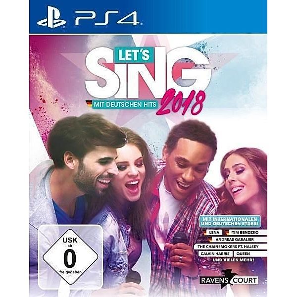 Let's Sing 2018 mit Deutschen Hits, 1 PS4-Blu-Ray Disc