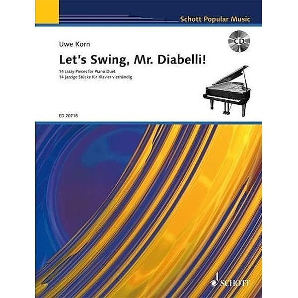 Let's swing, Mr. Diabelli!, Klavier 4-händig, m. Audio-CD, Mr. Diabelli! Let's Swing