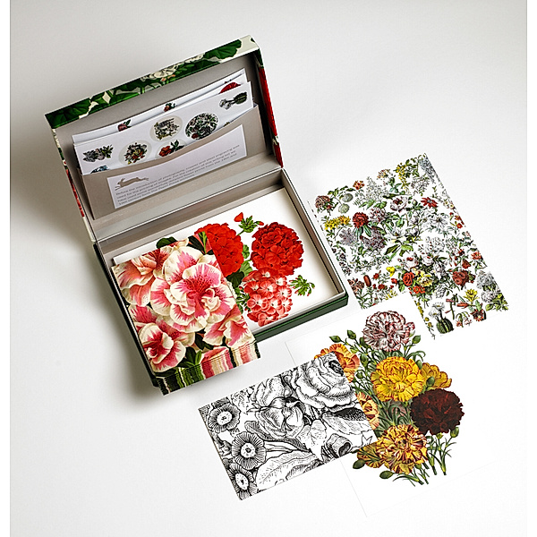 Letter Writing Box - Letter Writing Box Floral Prints, Pepin van Roojen
