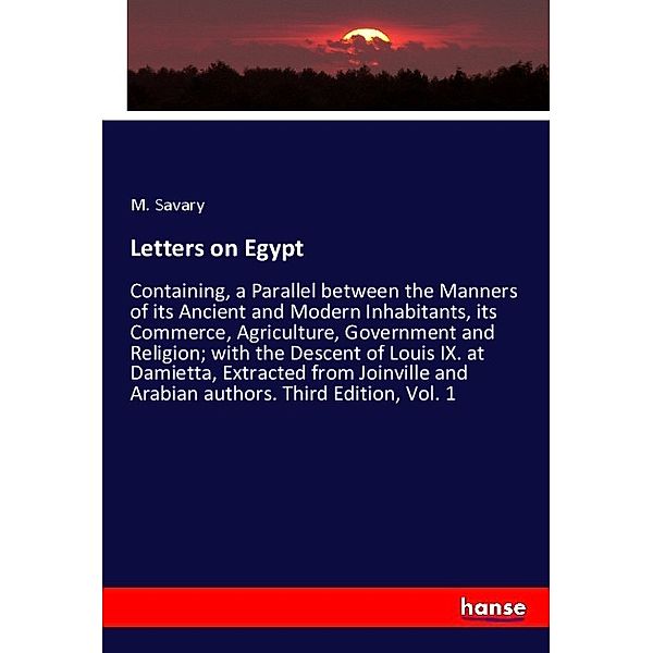 Letters on Egypt, M. Savary