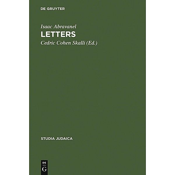 Letters / Studia Judaica Bd.40, Isaac Abravanel